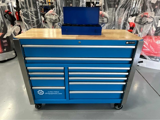Ultra force equipment - gereedschapswagen 11 laden en krachtdoppenset - 386 pcs gereedschap - 21 doppen - afbeelding 5 van  5