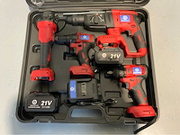 Ultra force equipment - gereedschapswagen 12 laden en 4 in 1 accu gereedschap set - afbeelding 26 van  41