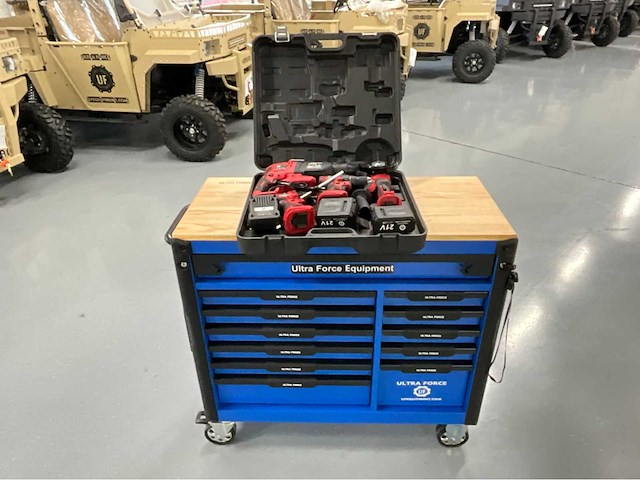 Ultra force equipment - gereedschapswagen 12 laden en 4 in 1 accu gereedschap set - afbeelding 38 van  41