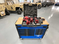 Ultra force equipment - gereedschapswagen 12 laden en 4 in 1 koffer accu gereedschapsset - afbeelding 10 van  39