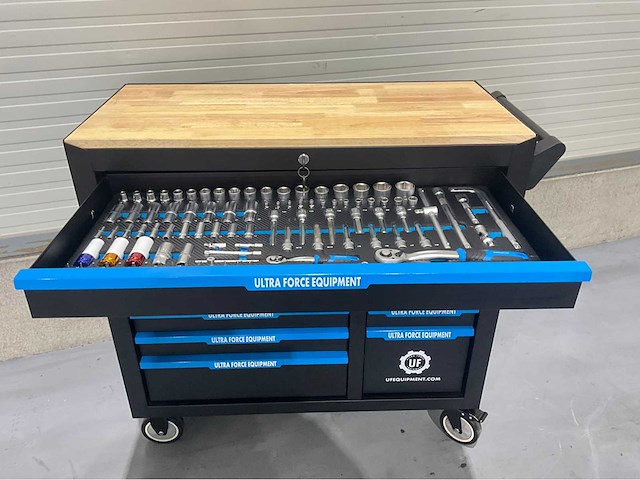 Ultra force equipment - gereedschapswagen 12 laden incl 269 pcs gereedschap - afbeelding 20 van  26