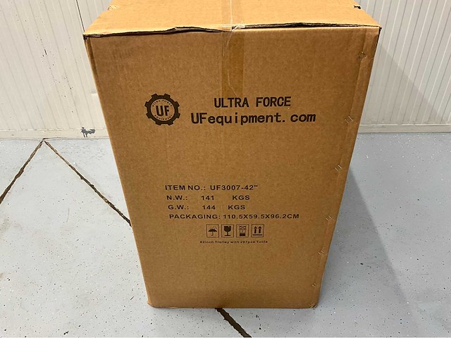 Ultra force equipment - gereedschapswagen 13 laden gevuld met 298 pcs gereedschap - afbeelding 12 van  17