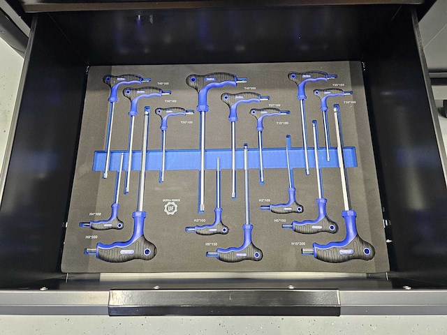 Ultra force equipment - gereedschapswagen 13 laden gevuld met 298 pcs gereedschap - afbeelding 2 van  17