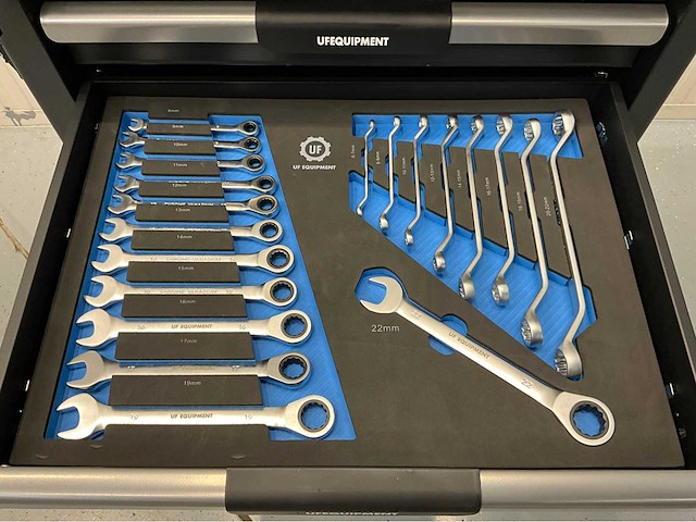 Ultra force equipment - gereedschapswagen 7 laden - 266 pcs gereedschap - afbeelding 9 van  9