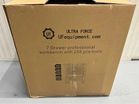 Ultra force equipment - gereedschapswagen 7 laden 258 pcs gereedschap - afbeelding 11 van  20