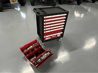 Ultra force equipment - gereedschapswagen 7 laden, gevuld en gereedschapskoffer 86 pcs