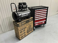 Ultra force equipment - gereedschapswagen 7 laden gevuld en hogedrukcompressor 40 liter - afbeelding 9 van  28