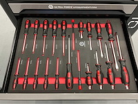 Ultra force equipment - gereedschapswagen 7 laden gevuld met 258 pcs gereedschap - afbeelding 16 van  16