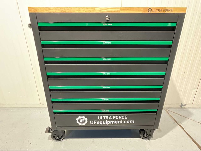 Ultra force equipment - gereedschapswagen 7 laden gevuld met 269 pcs gereedschap - softclose - afbeelding 1 van  11