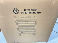 Ultra force equipment - gereedschapswagen 7 laden gevuld met 269 pcs gereedschap - softclose - afbeelding 7 van  14