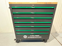 Ultra force equipment - gereedschapswagen 7 laden gevuld met 269 pcs gereedschap - softclose - afbeelding 12 van  15