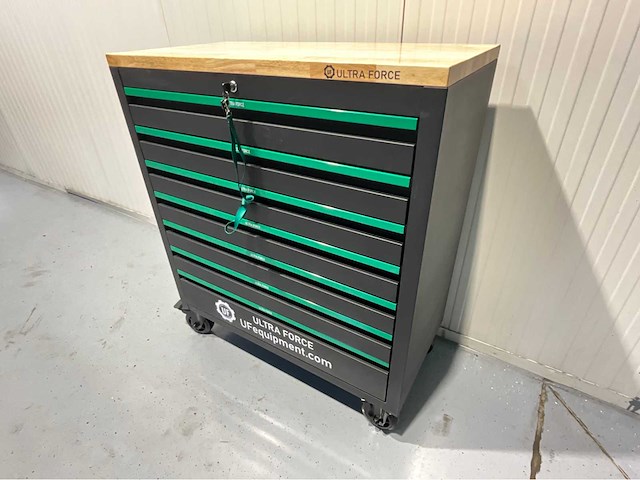 Ultra force equipment - gereedschapswagen 7 laden gevuld met 269 pcs gereedschap - softclose - afbeelding 4 van  15