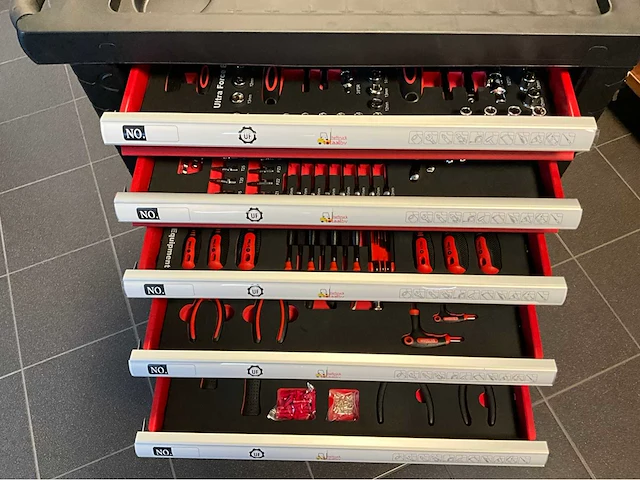Ultra force equipment - gereedschapswagen 7 laden met gereedschap - afbeelding 16 van  21