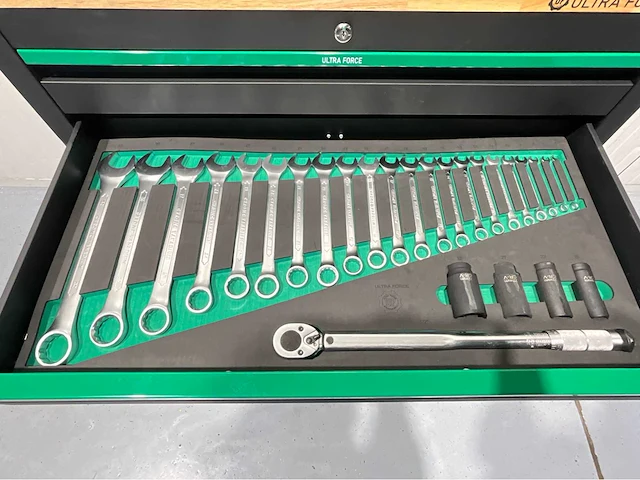 Ultra force equipment - greenline - tool trolley - afbeelding 14 van  17