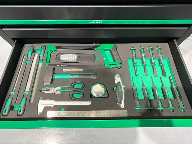 Ultra force equipment - greenline - tool trolley - afbeelding 17 van  17