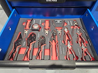 Ultra force equipment - jumbo heavy duty- gereedschapswagen, 12 laden incl 293 pcs gereedschap - afbeelding 28 van  32