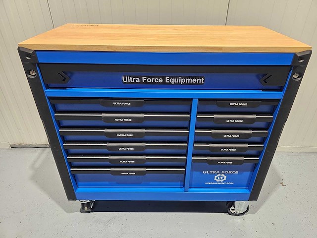 Ultra force equipment - jumbo heavy duty- gereedschapswagen, 12 laden incl 293 pcs gereedschap - afbeelding 1 van  30