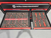 Ultra force equipment - redline xl gereedschapswagen 12 laden - 471 pcs gereedschap - afbeelding 2 van  19