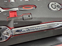 Ultra force equipment - redline xl gereedschapswagen 12 laden - 471 pcs gereedschap - afbeelding 21 van  21