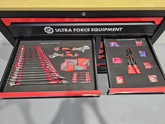 Ultra force equipment - redline xl gereedschapswagen 12 laden - 471 pcs gereedschap - afbeelding 18 van  21