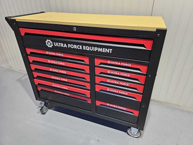 Ultra force equipment - redline xl gereedschapswagen 12 laden, 471 pcs gereedschap - afbeelding 17 van  21