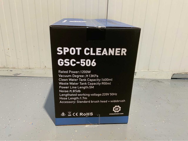 Ultra force equipment - spot cleaner / extractiemachine - afbeelding 8 van  8