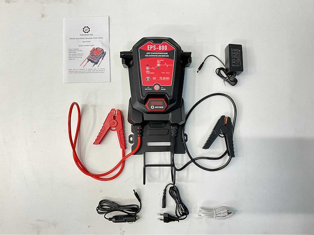Ultra force equipment - startbooster - power bank - eps800 incl bevestiging muur - afbeelding 1 van  13