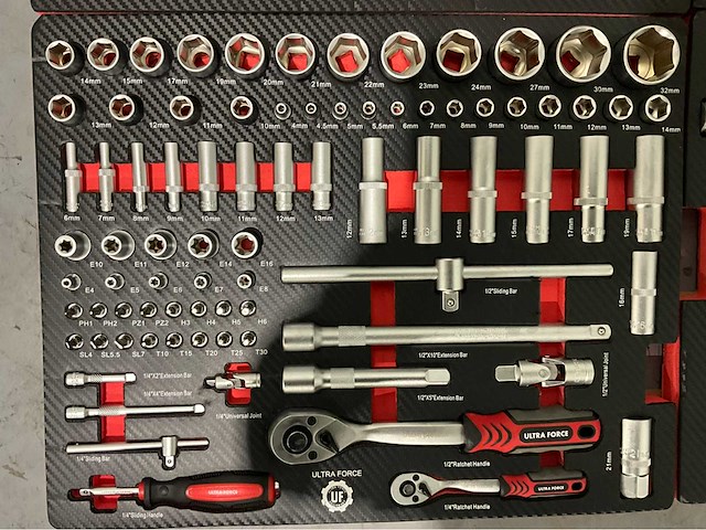 Ultra force equipment- 2026 - 238 stuks - gereedschapswagen - afbeelding 5 van  11