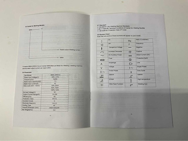 Ultra force equipment -mma-200s elektrode lasapparaat en gereedschapskoffer - afbeelding 3 van  17