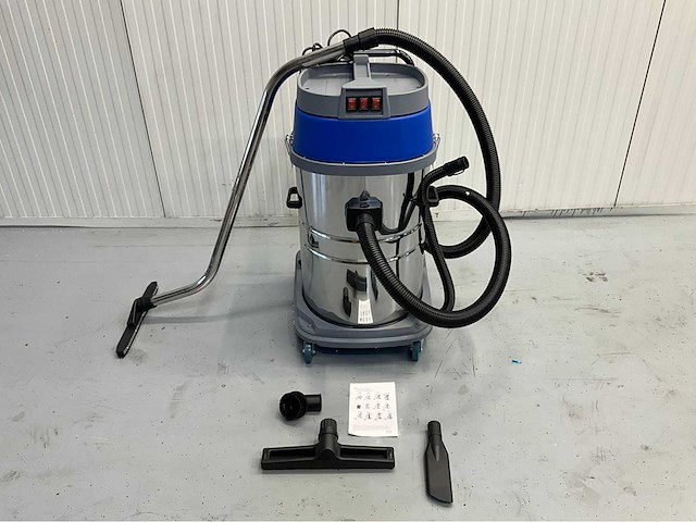 Ultra force equipment 80l- 3600w industriële stofzuiger nat/droog - 3 motoren a 1200w per motor aan te zetten - afbeelding 1 van  13