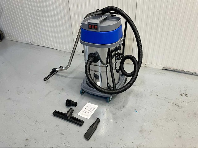 Ultra force equipment 80l- 3600w industriële stofzuiger nat/droog - 3 motoren a 1200w per motor aan te zetten - afbeelding 8 van  13