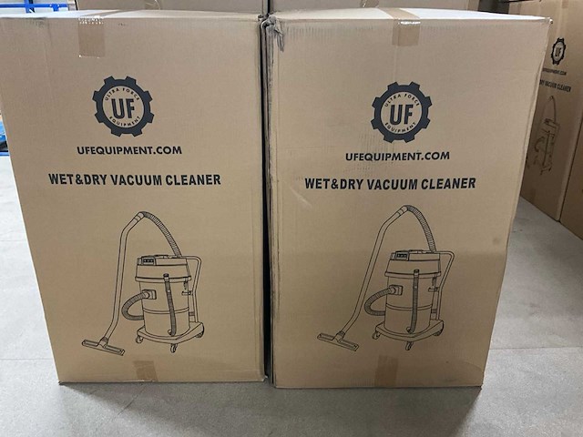 Ultra force equipment 80l- 3600w industriële stofzuiger nat/droog - 3 motoren a 1200w per motor aan te zetten - afbeelding 4 van  12