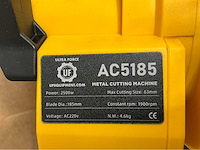 Ultra force equipment ac5185 - afkort metaalzaag - 2500w - 1900rpm - 185mm bladdiameter - afbeelding 8 van  9
