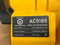 Ultra force equipment ac5185 - afkort metaalzaag - 2500w - 1900rpm - 185mm bladdiameter - afbeelding 11 van  12