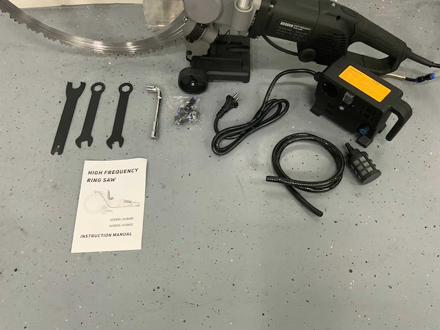 Ultra force equipment ac8600 - ringzaag betonzaag - 5000w - 1500 rpm - 2026 - afbeelding 2 van  6