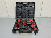 Ultra force equipment accugereedschap schroefmachine - slagmoersleutel - boormachine - slijper - 2 accu's
