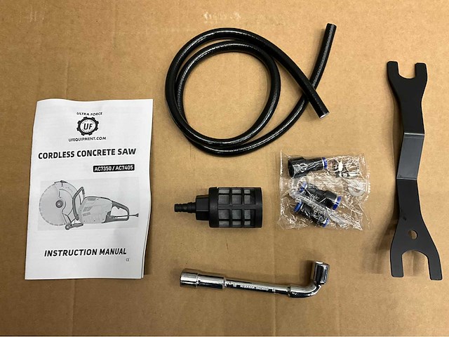 Ultra force equipment betonzaag ac7405 - 5000w - waterpomp koeling - 2026 - afbeelding 8 van  19
