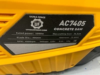 Ultra force equipment betonzaag ac7405 - 5000w - waterpomp koeling - 2026 - afbeelding 15 van  19
