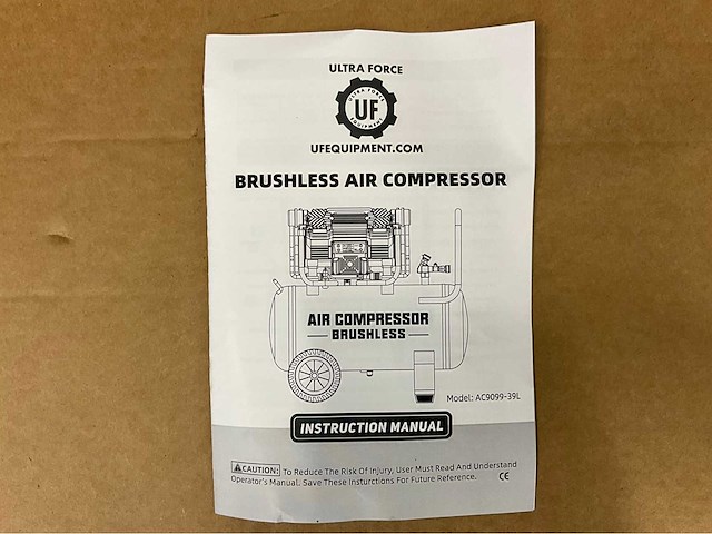 Ultra force equipment compressor ac9099-39l - 2 motoren 4000w - aluminium tank - brushless - olievrij - eco stand - afbeelding 18 van  27