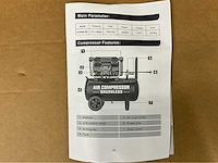 Ultra force equipment compressor ac9099-39l - 2 motoren 4000w - aluminium tank - brushless - olievrij - eco stand - afbeelding 20 van  27