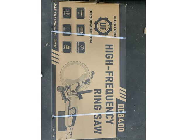 Ultra force equipment dc8400 - muurzaagmachine in koffer - 4000w - 2200rpm - afbeelding 2 van  14