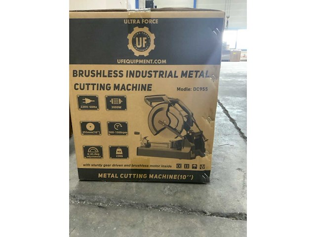 Ultra force equipment dc955 - cirkelzaagmachine metaal - 3000w - afbeelding 8 van  11
