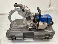 Ultra force equipment dl400 - ringzaag beton benzine 5000w in koffer - harde bouwmaterialen - retourgoed blauw - afbeelding 2 van  8