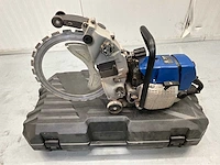 Ultra force equipment dl400 - ringzaag beton benzine 5000w in koffer - harde bouwmaterialen - retourgoed blauw - afbeelding 2 van  8