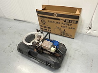 Ultra force equipment dl400 - ringzaag beton benzine 5000w in koffer - harde bouwmaterialen - retourgoed blauw - afbeelding 5 van  8