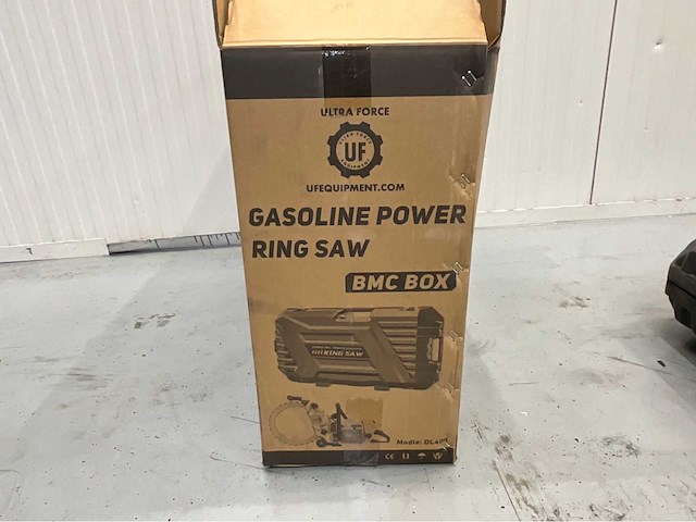 Ultra force equipment dl400 - ringzaag beton benzine 5000w in koffer - harde bouwmaterialen - retourgoed blauw - afbeelding 7 van  8