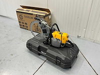 Ultra force equipment dl400 - ringzaag beton benzine 5000w in koffer - harde bouwmaterialen - retourgoed geel - afbeelding 5 van  8