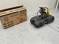Ultra force equipment dl400 - ringzaag beton benzine 5000w in koffer - harde bouwmaterialen - retourgoed geel - afbeelding 6 van  8