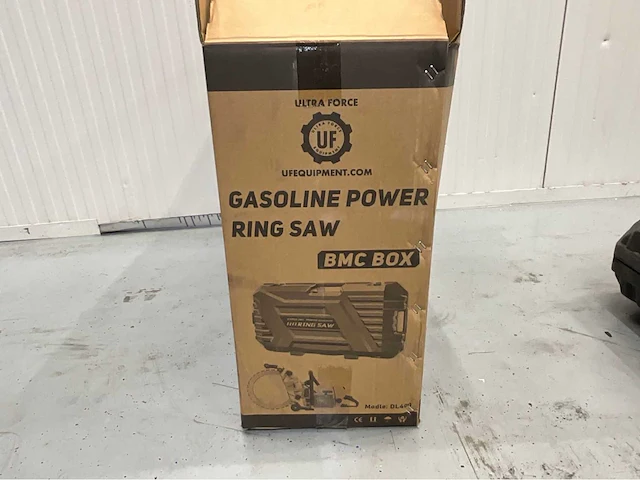 Ultra force equipment dl400 - ringzaag beton benzine 5000w in koffer - harde bouwmaterialen - retourgoed blauw - afbeelding 7 van  8