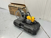 Ultra force equipment dl400 - ringzaag beton benzine 5000w in koffer - harde bouwmaterialen - retourgoed geel - afbeelding 5 van  8